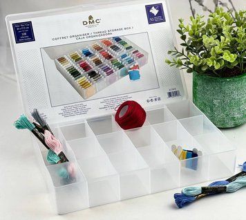 Organizer-box for storing floss