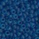 Blue transparent matte, Czech beads