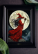 Witch full moon, Повний набір для самостійної вишивки бісером (DIY) та декоративними елементами Miledi 3463