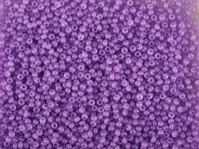 Lilac rich alabaster, Czech beads