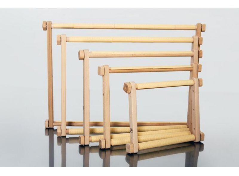 Adjustable gobelin hoop with clips 35/48 см