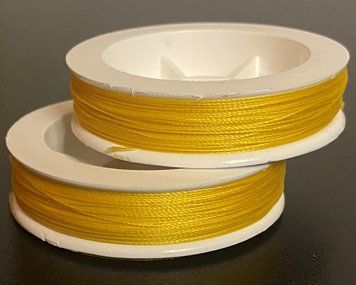 Thread for beads and jewelry works Tytan 60 (rich yellow) 60 meters