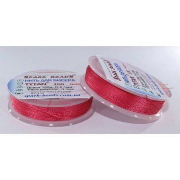 Beading thread Tytan 100 (pink-raspberry) 100 meters