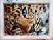 Golden Leopard, Complete kit for DIY embroidery with beads, Kit