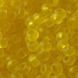 Yellow transparent matte, Czech beads