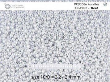 Light grey opaque sphinx, Czech beads