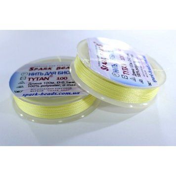 Beading thread Tytan 100 (light lemon) 100 meters