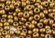 Antique dark gold metalized, Czech beads