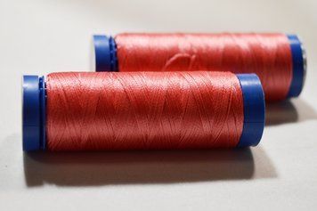 Beading thread (pink-coral) 200Y 120D/2 (183 meters)
