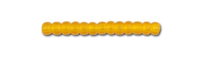 Orange Transparent Matte, Czech Beads