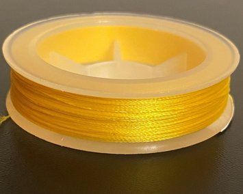 Beading thread Tytan 100 Gold (yellow bright saturated) 100 meters