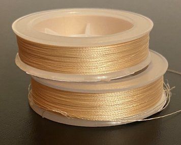 Beading thread Tytan 100 Gold (beige) 100 meters