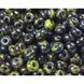 Olive travertine, Czech beads