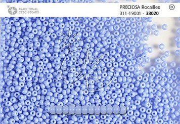 Cornflower blue natural opaque gloss, jewelry Czech beads