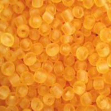 Orange transparent matte, jewelry Czech beads
