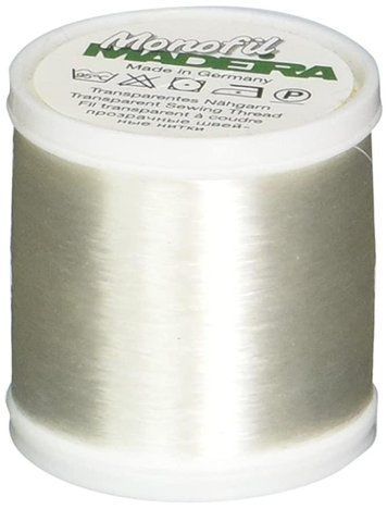 Monofil №40 transparent white, Monofilament for embroidery 1000 meters