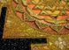Golden Yantra of Prosperity (Yantra of Goddess Lakshmi), Complete kit of talismans for DIY embroidery with beads and decorative elements, Kit