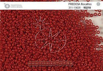 Red-burgundy opaque gloss, jewelry Czech beads