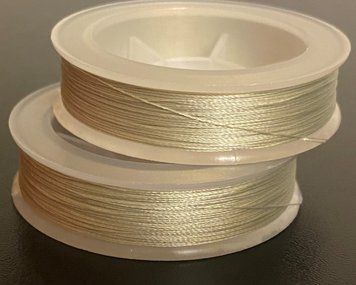 Beading thread Tytan 100 Gold (gray linen) 100 meters