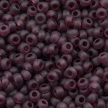 Dark purple matte, jewelry Czech beads