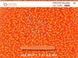 Orange-red transparent with a colored center, Czech beads