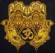 Om So Hum, Complete kit of talismans for DIY embroidery with beads and decorative elements, Kit