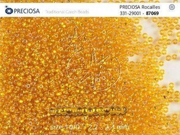 Bright yellow rainbow with silver plated center, Czech beads