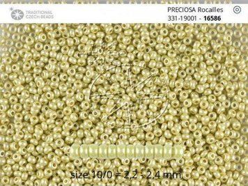 Світло-оливковий непрозорий сфінкс, Чеський бісер 33119/16586/10-1 гр-Preciosa фото