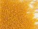 Bright yellow rainbow with silver plated center, Czech beads