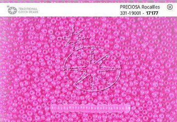Pink bright gloss, jewelry Czech beads