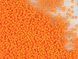 Red-orange opaque matte, Czech beads