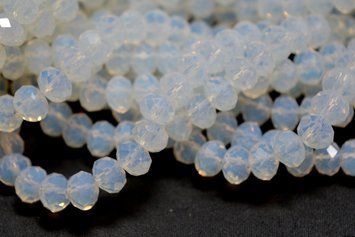 Намистини кришталеві рондель 6/4,5 мм crystal opal (низка 90 шт) ZCB-165-117-Briolex фото