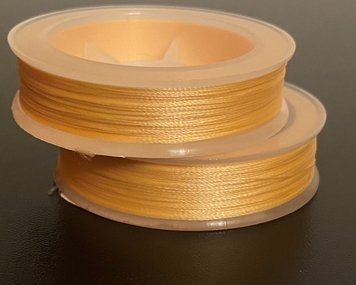 Beading thread Tytan 100 Gold (peach) 100 meters