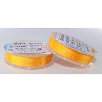 Titan 100 beading thread (apricot) 100 meters