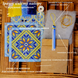 Alatyr "Energy" (Volumetric tile and pendant), Complete kit for creating a DIY amulet with beads and decorative elements, Kit