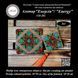 Alatyr "Energy" (Volumetric tile and pendant), Complete kit for creating a DIY amulet with beads and decorative elements, Kit