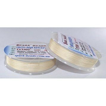 Beading thread Tytan 100 (ivory) 100 meters