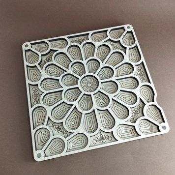 Bead Organizer with Lid for 49 Cells, Flower