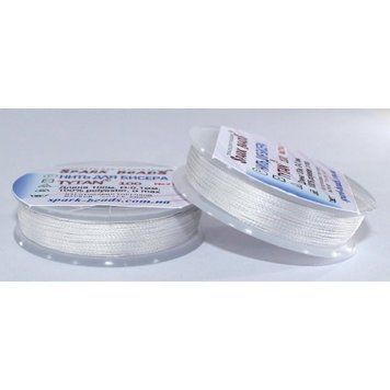 Beading thread Tytan 100 (light gray) 100 meters