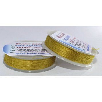 Beading thread Tytan 100 (golden-olive) 100 meters