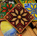 Alatyr "Wealth" (Volumetric tile and pendant), Complete kit for creating a DIY amulet with beads and decorative elements, Kit