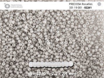 Сірий алебастр, Чеський бісер 33119/02241/10-1 гр-Preciosa фото