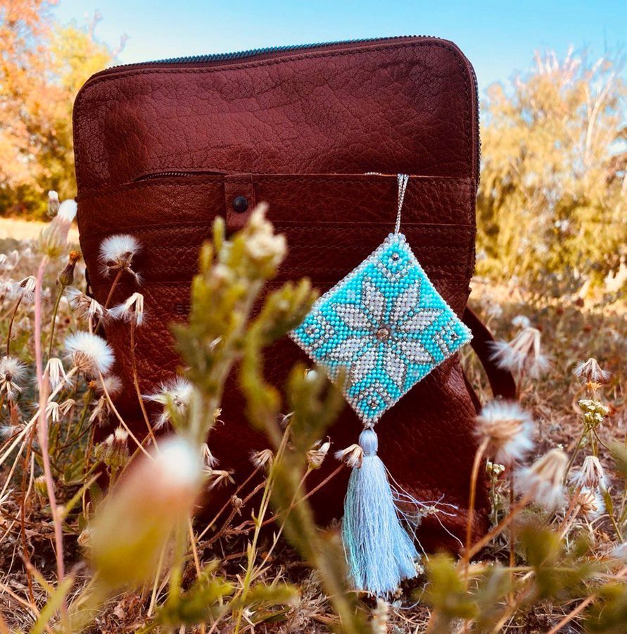 Alatyr "Harmony" (Volumetric tile and pendant), Complete kit for creating a DIY amulet with beads and decorative elements, Kit